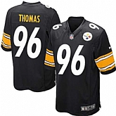 Nike Men & Women & Youth Steelers #96 Thomas Black Team Color Game Jersey,baseball caps,new era cap wholesale,wholesale hats